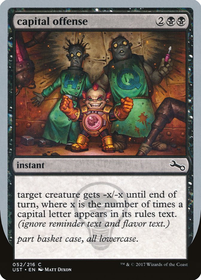 capital offense [Unstable] | Game Master's Emporium (The New GME)