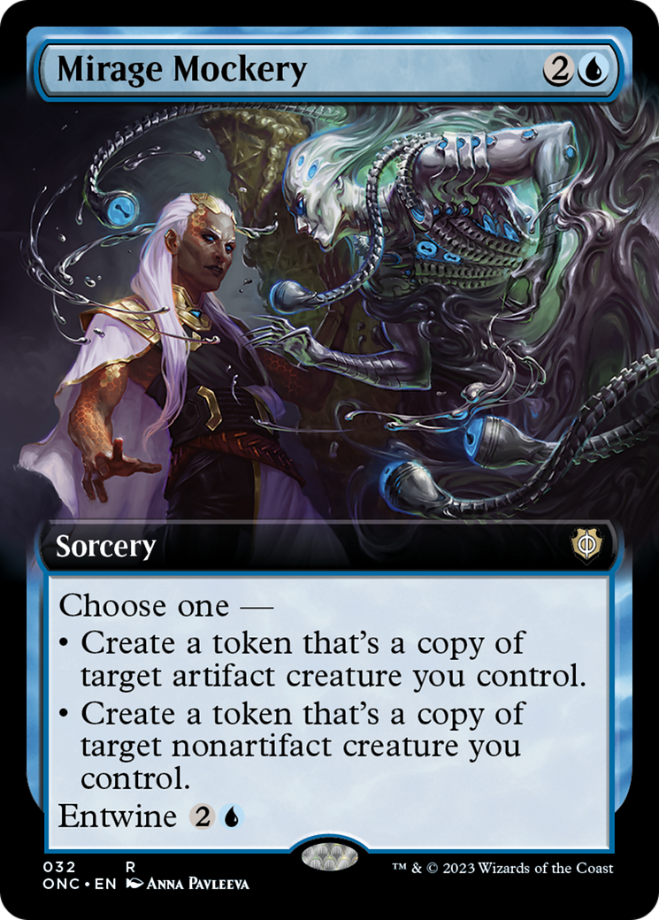 Mirage Mockery (Extended Art) [Phyrexia: All Will Be One Commander] | Game Master's Emporium (The New GME)