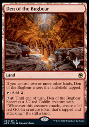 Den of the Bugbear (Promo Pack) [Dungeons & Dragons: Adventures in the Forgotten Realms Promos] | Game Master's Emporium (The New GME)