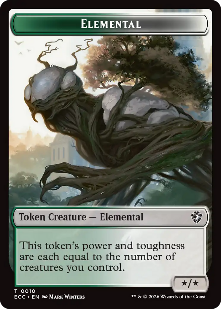 Copy // Elemental (0010) Double-Sided Token [Lorwyn Eclipsed Tokens] | Game Master's Emporium (The New GME)