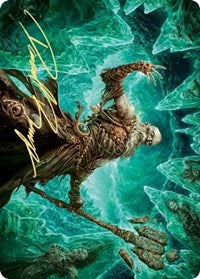 Draugr Necromancer Art Card (Gold-Stamped Signature) [Kaldheim Art Series] | Game Master's Emporium (The New GME)