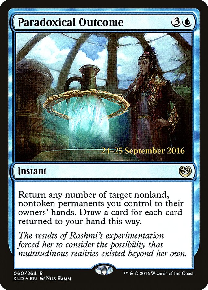 Paradoxical Outcome [Kaladesh Prerelease Promos] | Game Master's Emporium (The New GME)
