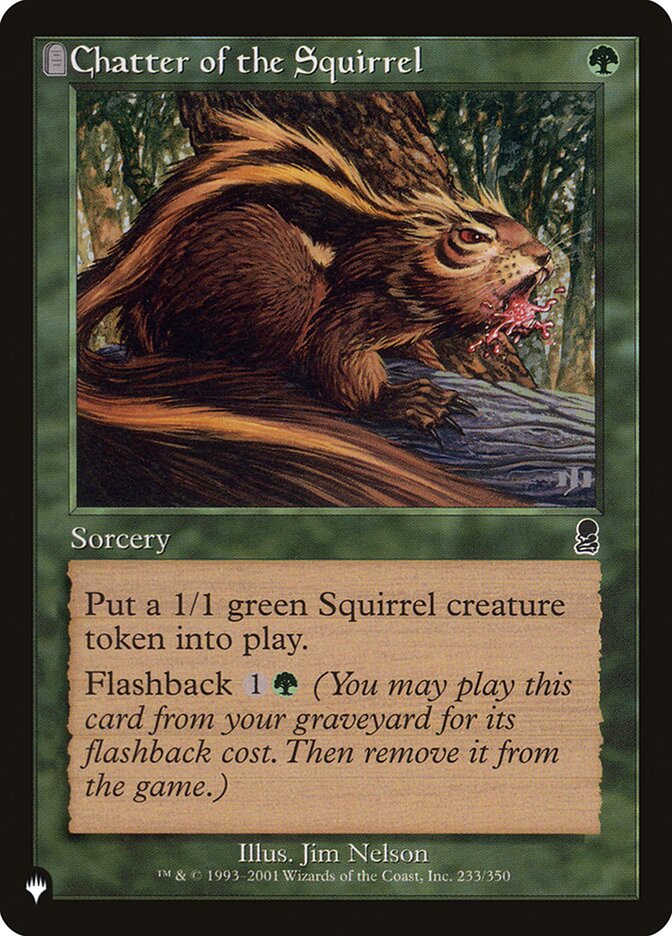 Chatter of the Squirrel [The List] | Game Master's Emporium (The New GME)