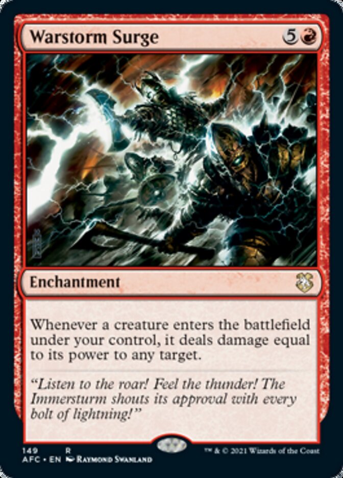 Warstorm Surge [Dungeons & Dragons: Adventures in the Forgotten Realms Commander] | Game Master's Emporium (The New GME)