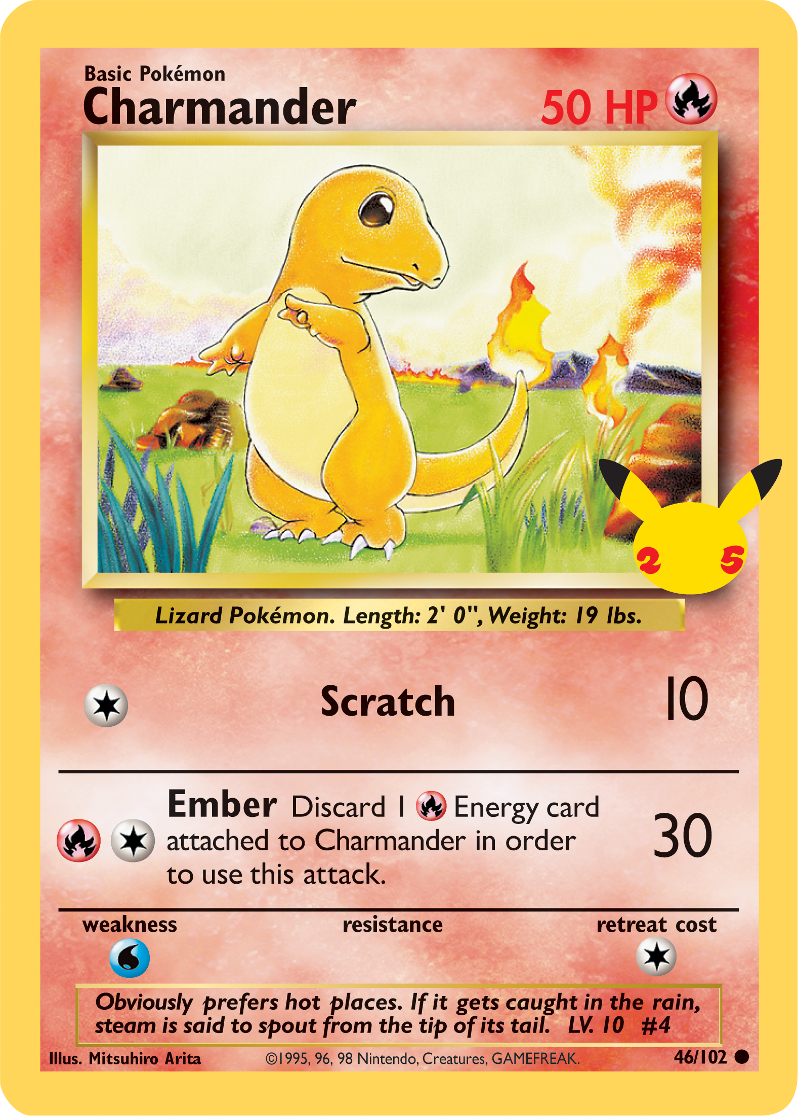 Charmander (46/102) (Jumbo Card) [First Partner Pack] | Game Master's Emporium (The New GME)