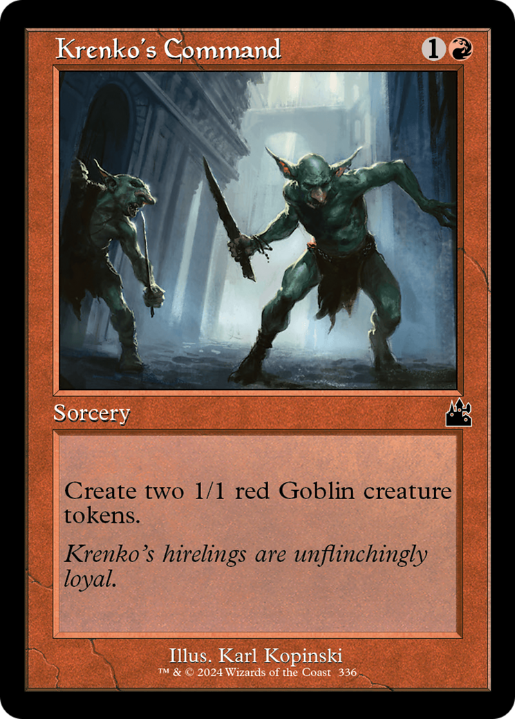 Krenko's Command (Retro Frame) [Ravnica Remastered] | Game Master's Emporium (The New GME)