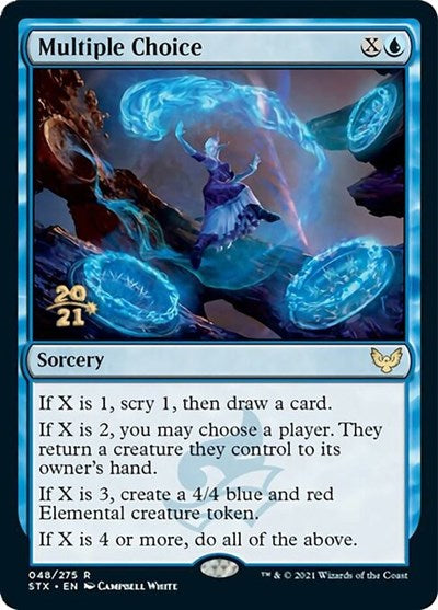 Multiple Choice [Strixhaven: School of Mages Prerelease Promos] | Game Master's Emporium (The New GME)