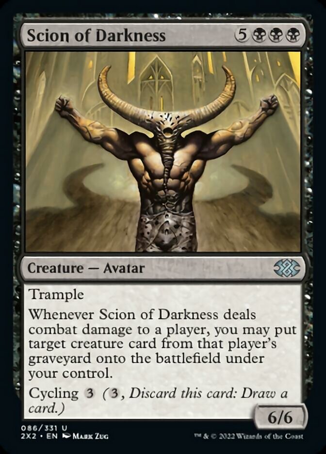 Scion of Darkness [Double Masters 2022] | Game Master's Emporium (The New GME)