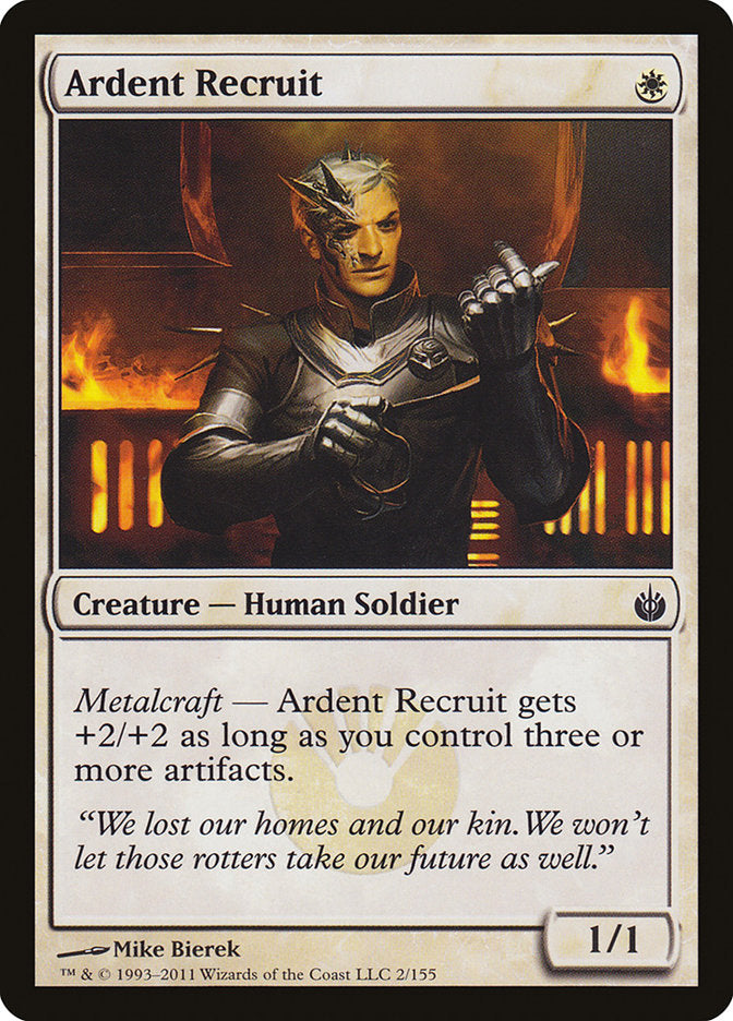 Ardent Recruit [Mirrodin Besieged] | Game Master's Emporium (The New GME)