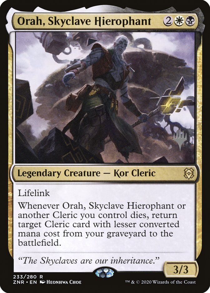 Orah, Skyclave Hierophant (Promo Pack) [Zendikar Rising Promos] | Game Master's Emporium (The New GME)