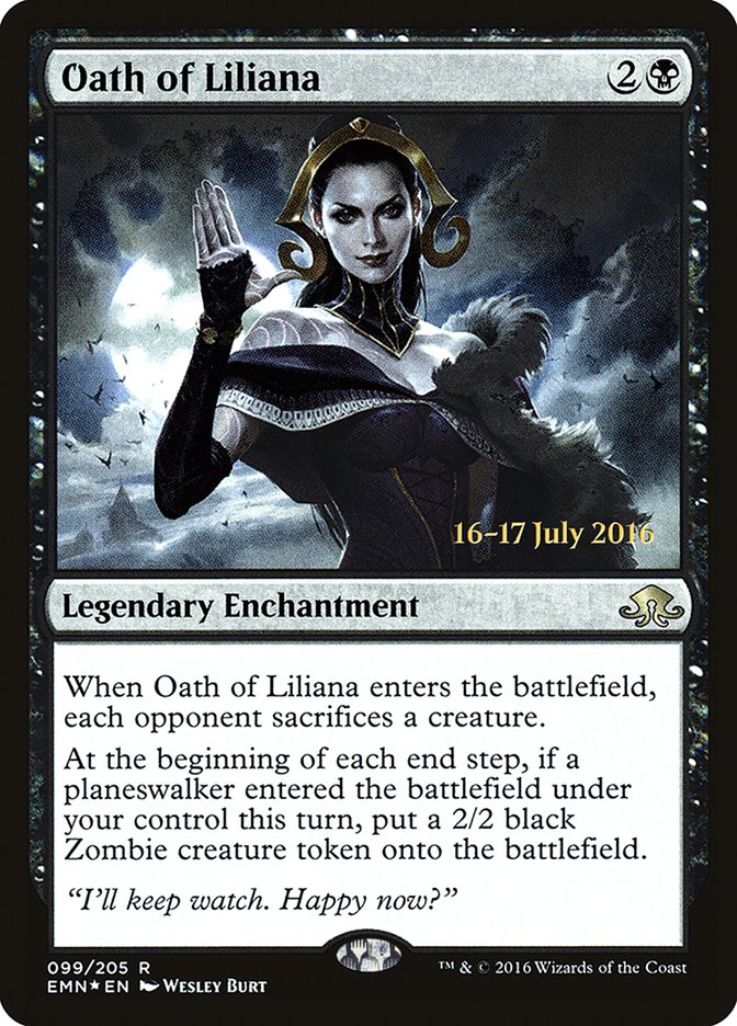 Oath of Liliana [Eldritch Moon Prerelease Promos] | Game Master's Emporium (The New GME)