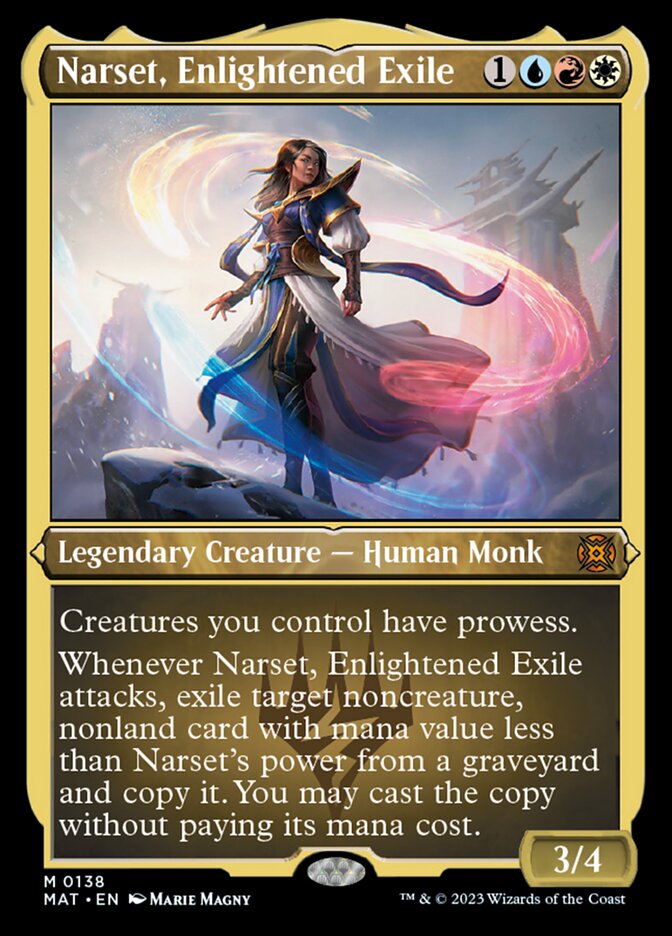 Narset, Enlightened Exile (Foil Etched) [March of the Machine: The Aftermath] | Game Master's Emporium (The New GME)