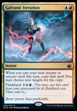 Galvanic Iteration (Promo Pack) [Innistrad: Midnight Hunt Promos] | Game Master's Emporium (The New GME)