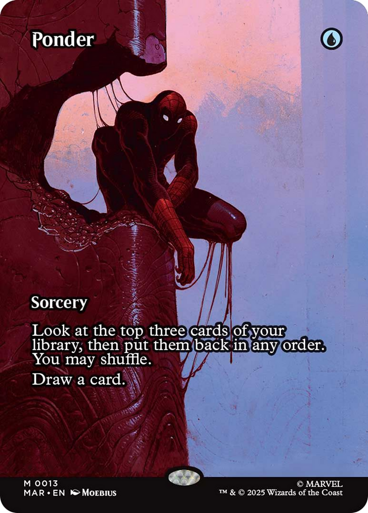 Ponder (Borderless) [Marvel's Spider-Man: Eternal-Legal] | Game Master's Emporium (The New GME)