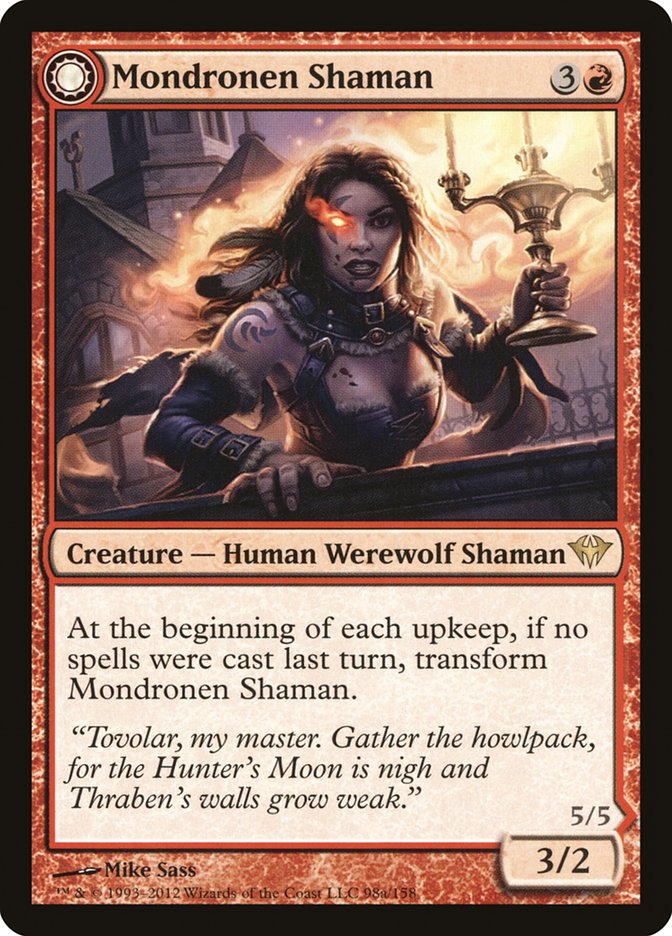 Mondronen Shaman // Tovolar's Magehunter [Dark Ascension] | Game Master's Emporium (The New GME)