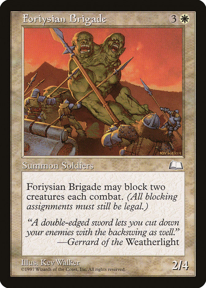 Foriysian Brigade [Weatherlight] | Game Master's Emporium (The New GME)