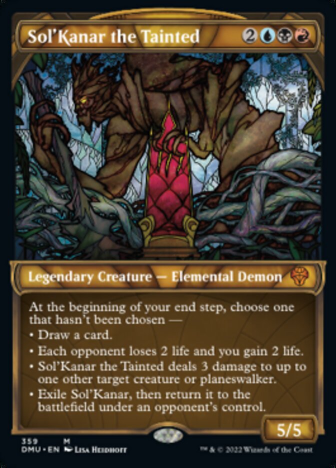 Sol'Kanar the Tainted (Showcase Textured) [Dominaria United] | Game Master's Emporium (The New GME)