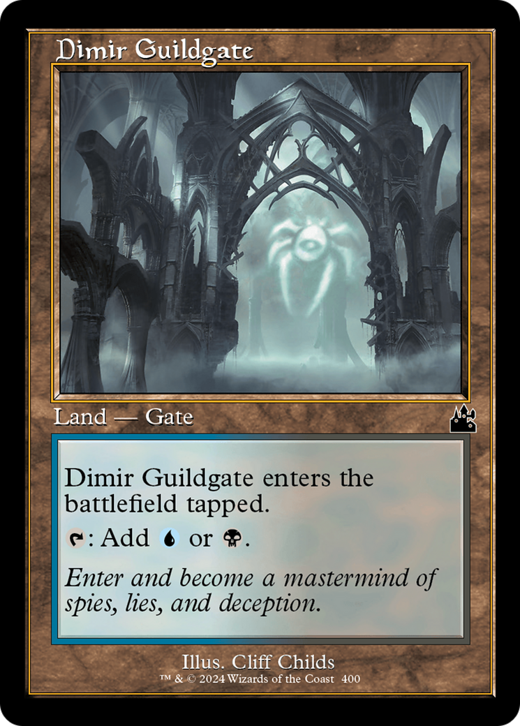 Dimir Guildgate (Retro Frame) [Ravnica Remastered] | Game Master's Emporium (The New GME)