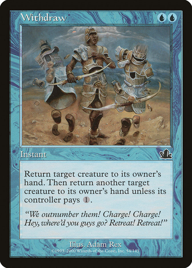 Withdraw [Prophecy] | Game Master's Emporium (The New GME)