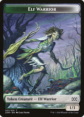 Myr (007) // Elf Warrior Double-Sided Token [Double Masters Tokens] | Game Master's Emporium (The New GME)