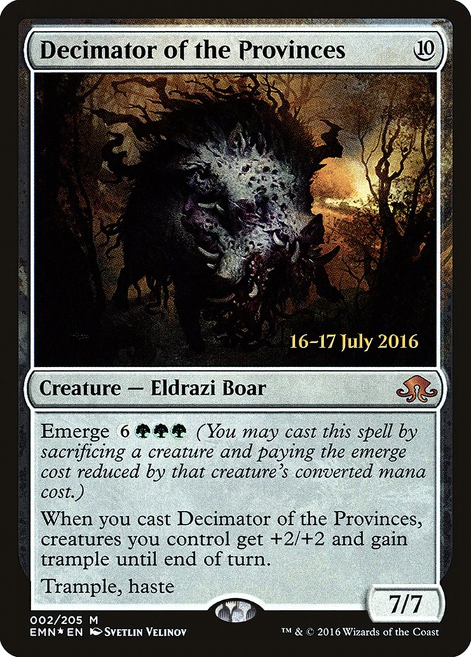 Decimator of the Provinces [Eldritch Moon Prerelease Promos] | Game Master's Emporium (The New GME)