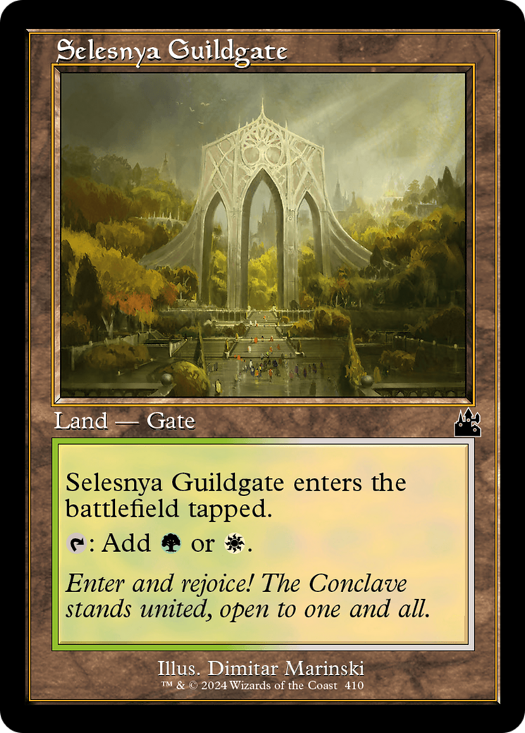 Selesnya Guildgate (Retro Frame) [Ravnica Remastered] | Game Master's Emporium (The New GME)