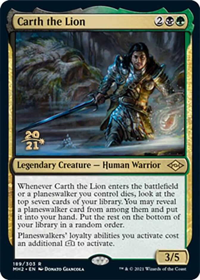 Carth the Lion [Modern Horizons 2 Prerelease Promos] | Game Master's Emporium (The New GME)