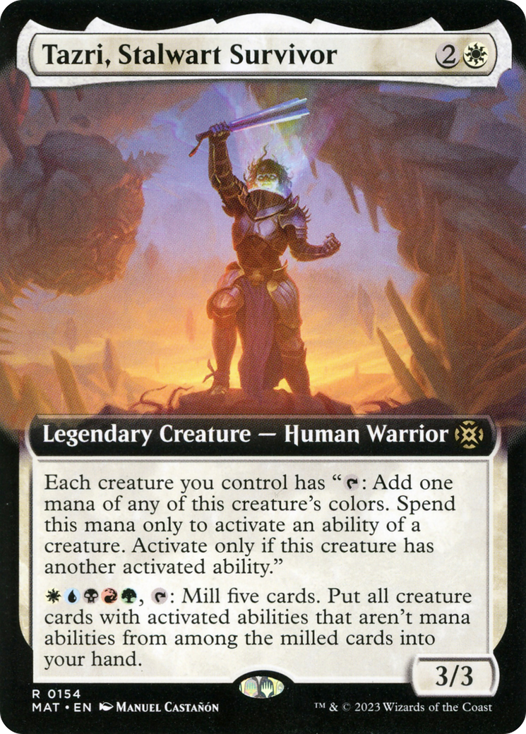 Tazri, Stalwart Survivor (Extended Art) [March of the Machine: The Aftermath] | Game Master's Emporium (The New GME)