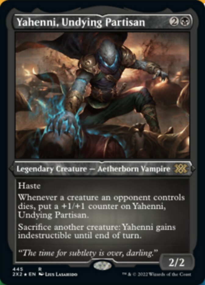 Yahenni, Undying Partisan (Foil Etched) [Double Masters 2022] | Game Master's Emporium (The New GME)