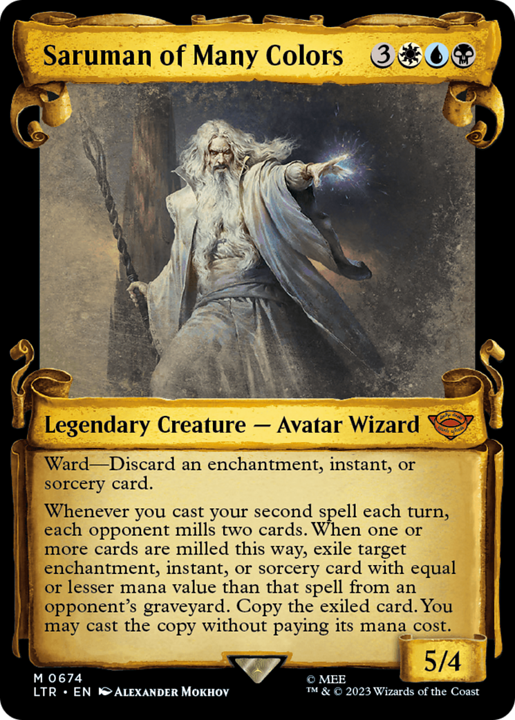 Saruman of Many Colors [The Lord of the Rings: Tales of Middle-Earth Showcase Scrolls] | Game Master's Emporium (The New GME)