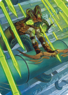 Bamboo Grove Archer Art Card [Kamigawa: Neon Dynasty Art Series] | Game Master's Emporium (The New GME)