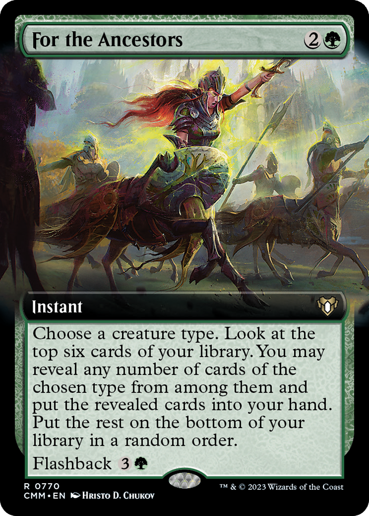 For the Ancestors (Extended Art) [Commander Masters] | Game Master's Emporium (The New GME)