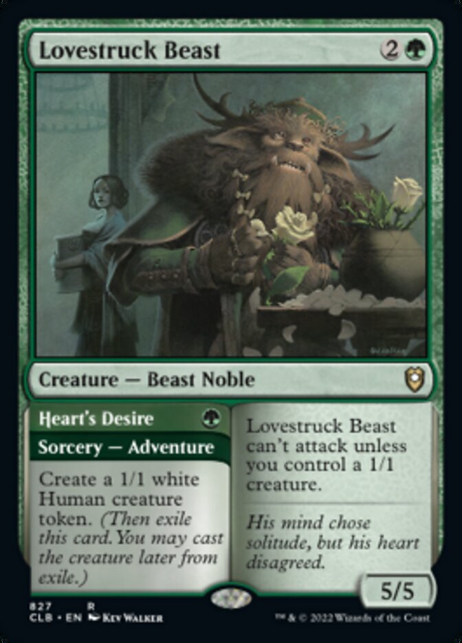 Lovestruck Beast // Heart's Desire [Commander Legends: Battle for Baldur's Gate] | Game Master's Emporium (The New GME)