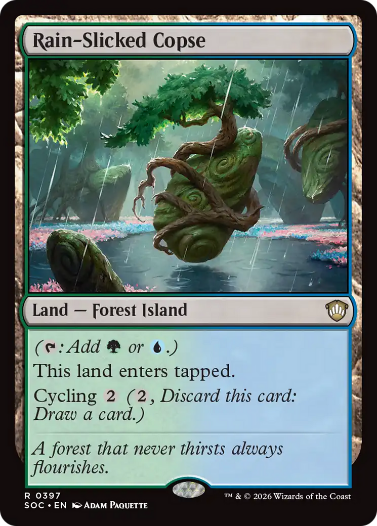 Rain-Slicked Copse [Secrets of Strixhaven Commander] | Game Master's Emporium (The New GME)
