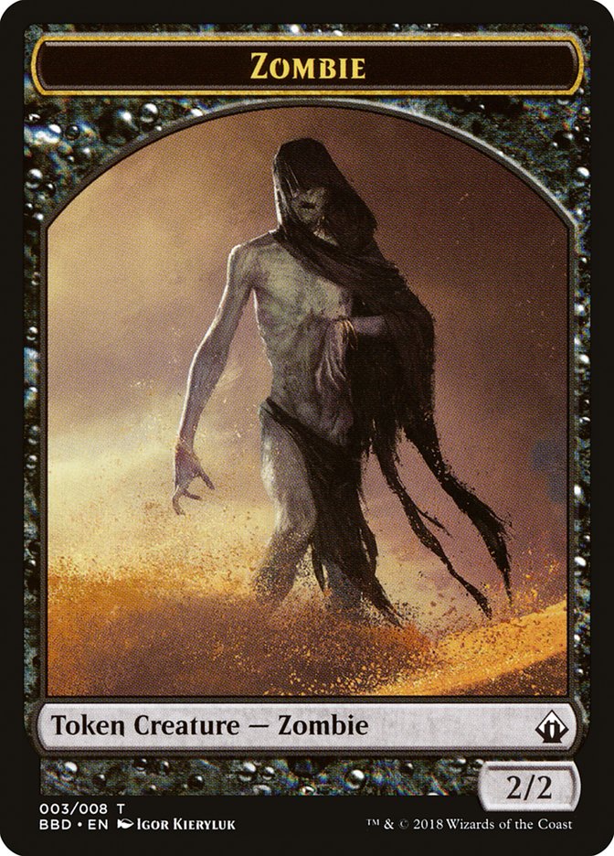 Zombie Token [Battlebond Tokens] | Game Master's Emporium (The New GME)