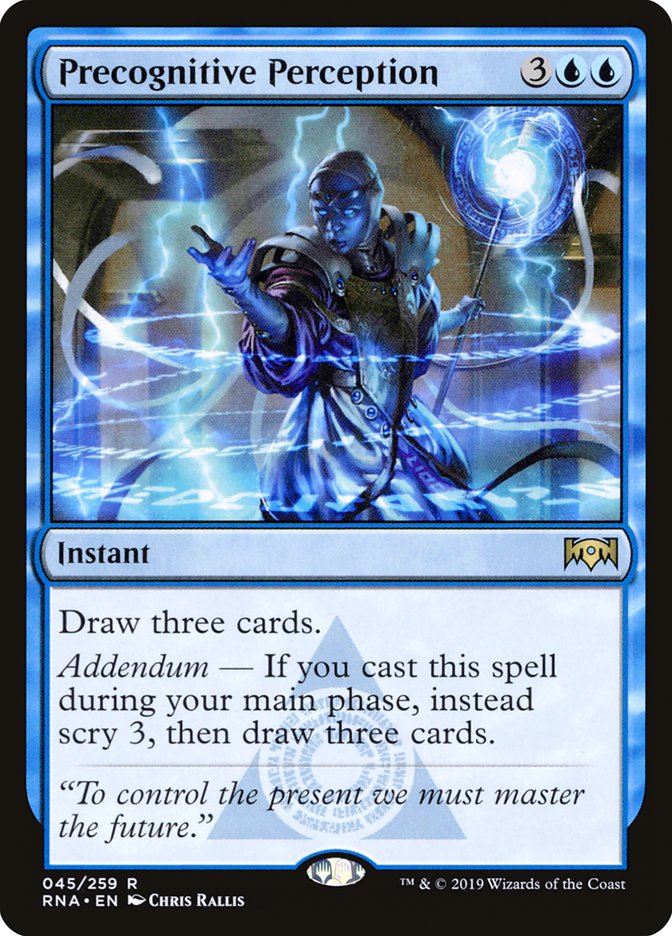 Precognitive Perception [Ravnica Allegiance] | Game Master's Emporium (The New GME)