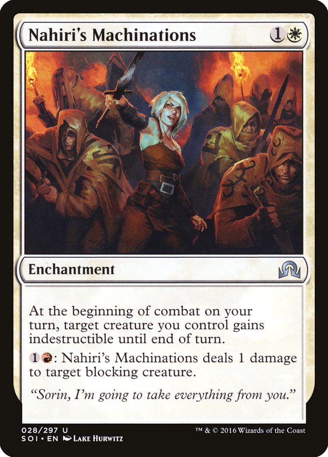 Nahiri's Machinations [Shadows over Innistrad] | Game Master's Emporium (The New GME)