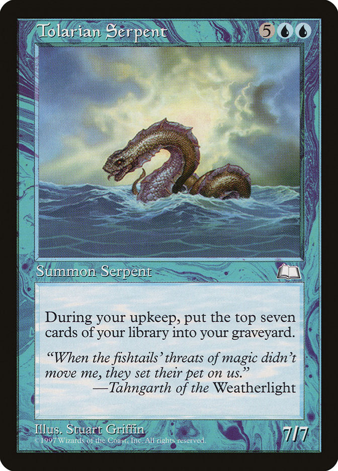 Tolarian Serpent [Weatherlight] | Game Master's Emporium (The New GME)