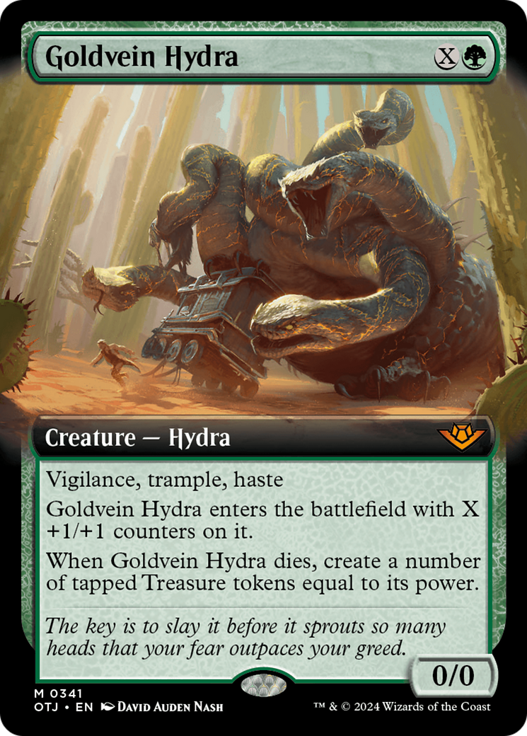 Goldvein Hydra (Extended Art) [Outlaws of Thunder Junction] | Game Master's Emporium (The New GME)