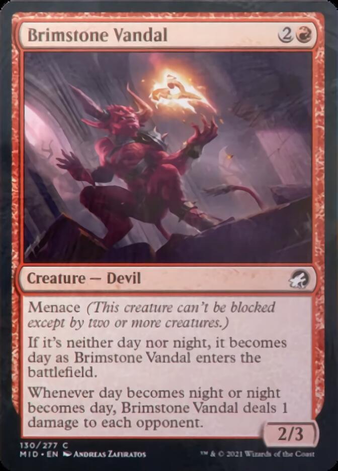 Brimstone Vandal [Innistrad: Midnight Hunt] | Game Master's Emporium (The New GME)