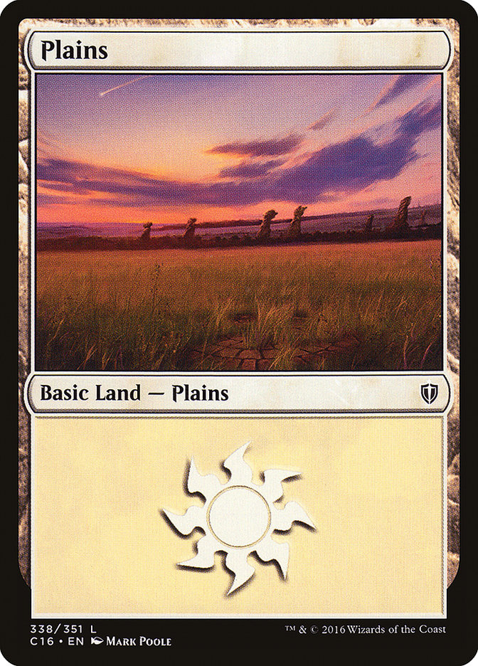 Plains (338) [Commander 2016] | Game Master's Emporium (The New GME)