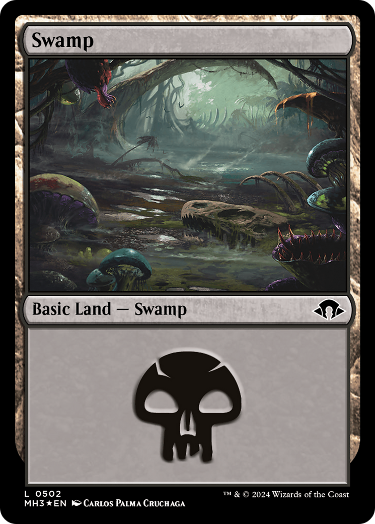 Swamp (0502) (Ripple Foil) [Modern Horizons 3] | Game Master's Emporium (The New GME)