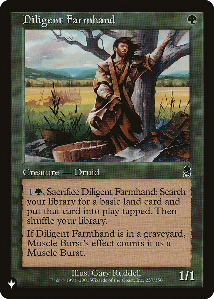 Diligent Farmhand [The List Reprints] | Game Master's Emporium (The New GME)