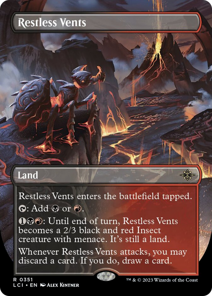 Restless Vents (Borderless) [The Lost Caverns of Ixalan] | Game Master's Emporium (The New GME)