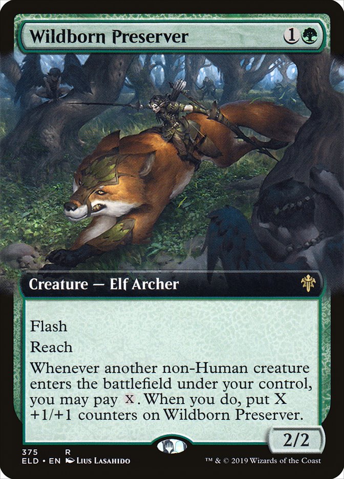 Wildborn Preserver (Extended Art) [Throne of Eldraine] | Game Master's Emporium (The New GME)