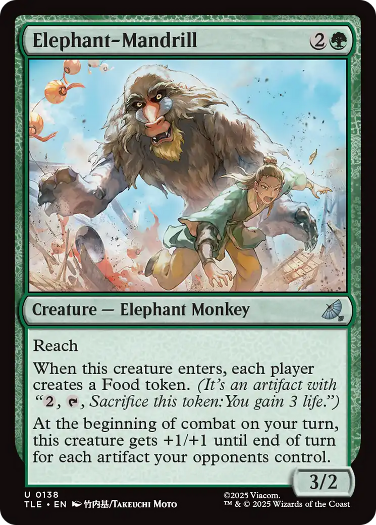 Elephant-Mandrill [Avatar: The Last Airbender: Eternal-Legal] | Game Master's Emporium (The New GME)