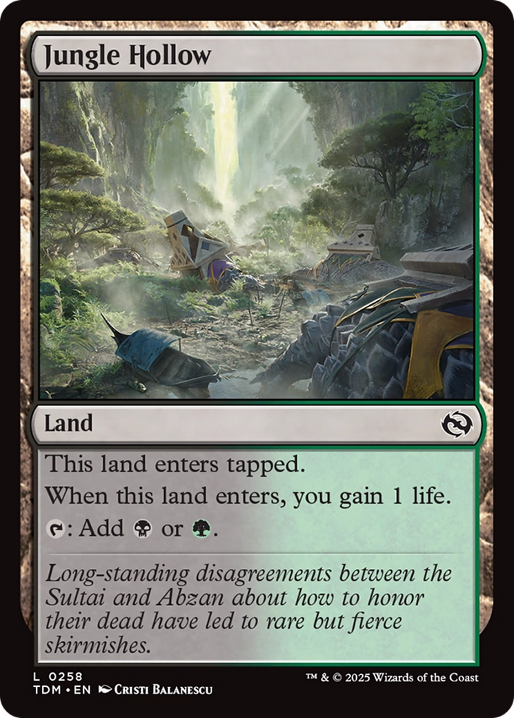 Jungle Hollow [Tarkir: Dragonstorm] | Game Master's Emporium (The New GME)
