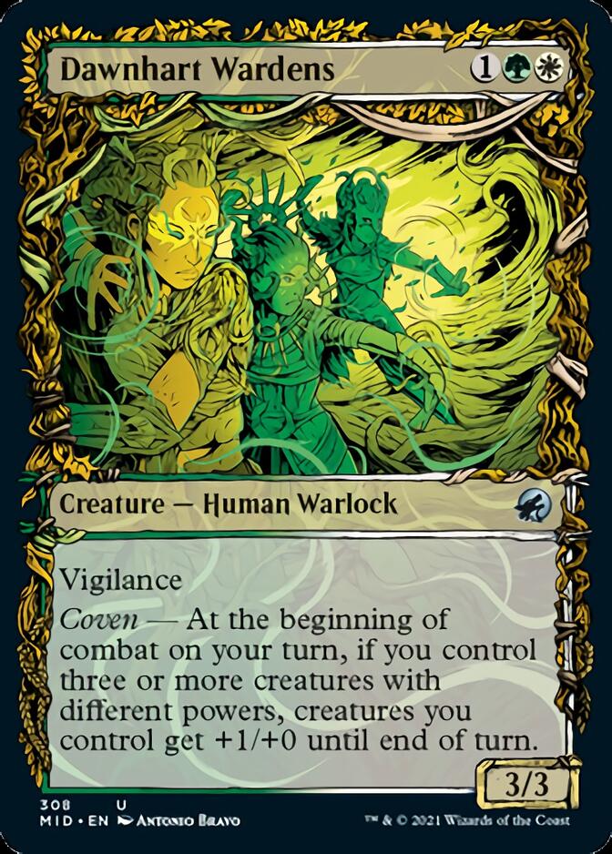Dawnhart Wardens (Showcase Equinox) [Innistrad: Midnight Hunt] | Game Master's Emporium (The New GME)