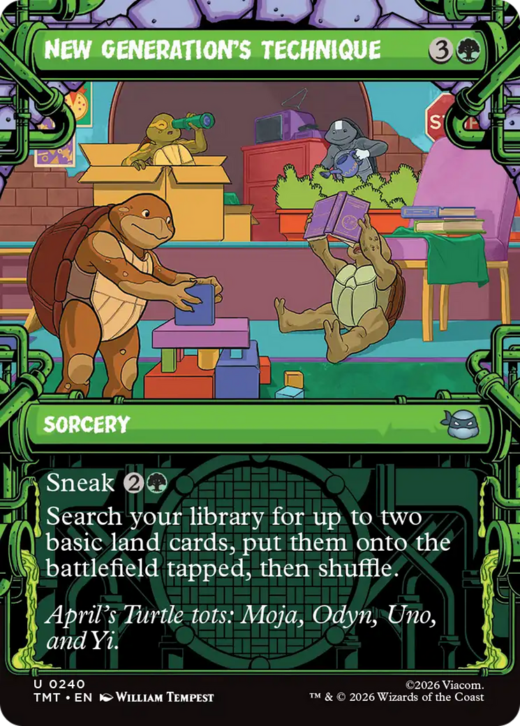 New Generation's Technique (Showcase) [Teenage Mutant Ninja Turtles] | Game Master's Emporium (The New GME)