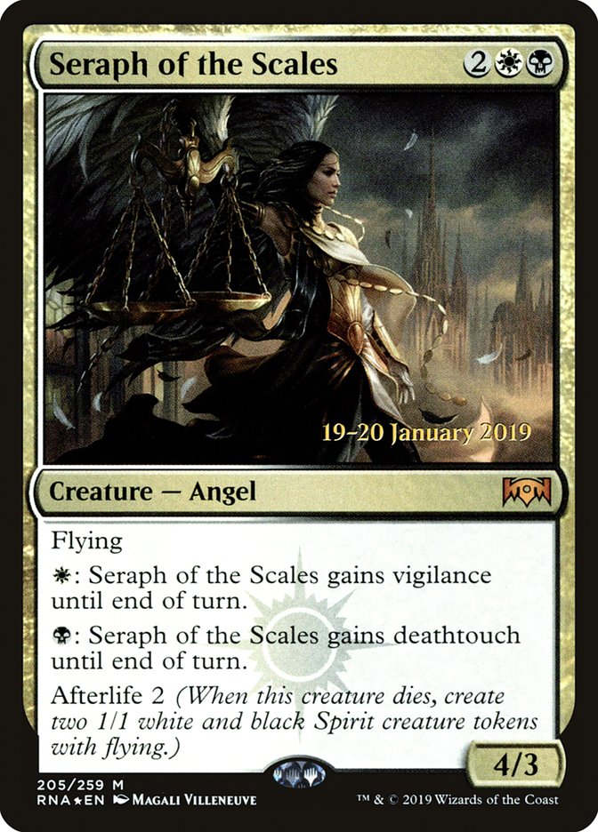 Seraph of the Scales [Ravnica Allegiance Prerelease Promos] | Game Master's Emporium (The New GME)